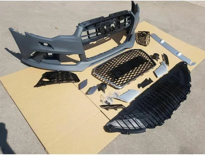 Audi A6 (2014-2018) RS6 Krom Ön Tampon ve Panjur Seti