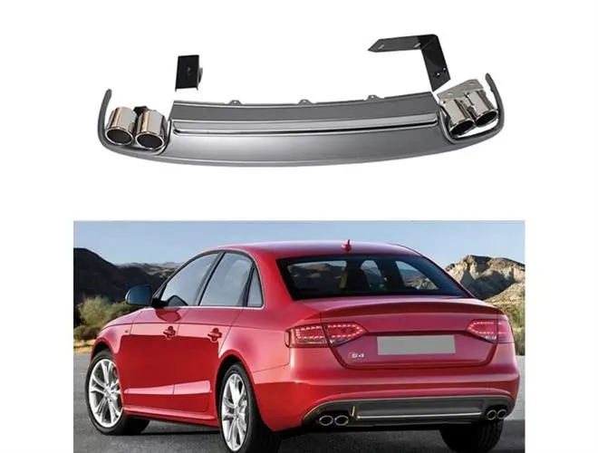 Audi A4 (2008-2012) S4 Difüzör ve Egzoz Seti