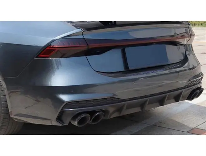 Audi A7 (2018-Sonrası) S Line S7 Difüzör ve Egzoz Seti