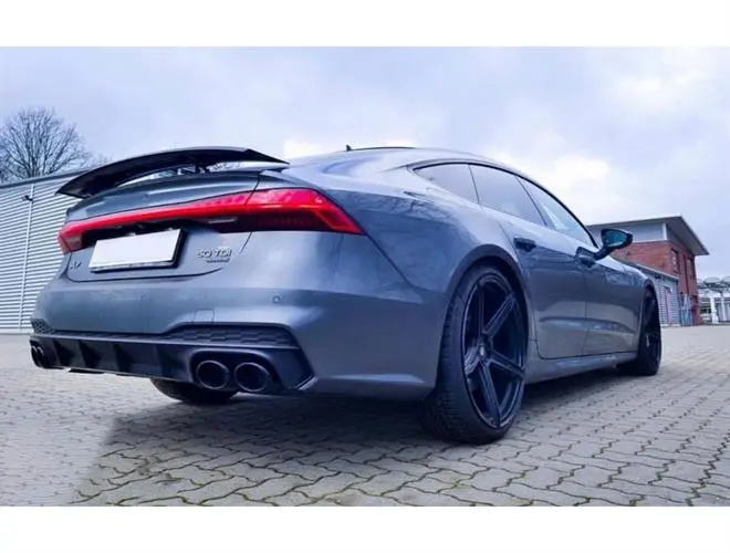 Audi A7 (2018-Sonrası) S Line S7 Difüzör ve Egzoz Seti