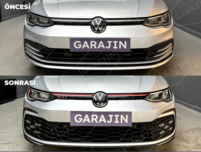 Golf 8 GTI Ön Tampon ve Panjur Seti