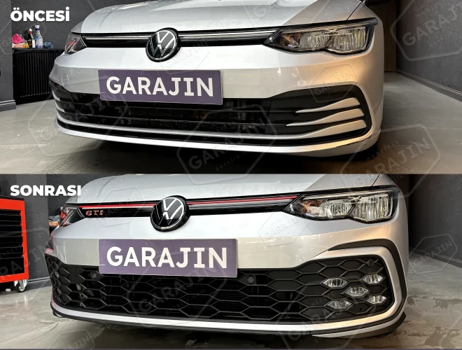 Golf 8 GTI Ön Tampon ve Panjur Seti