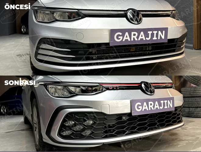 Golf 8 GTI Ön Tampon ve Panjur Seti