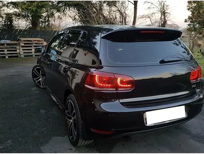 Golf 6 Spoiler - Parlak Siyah