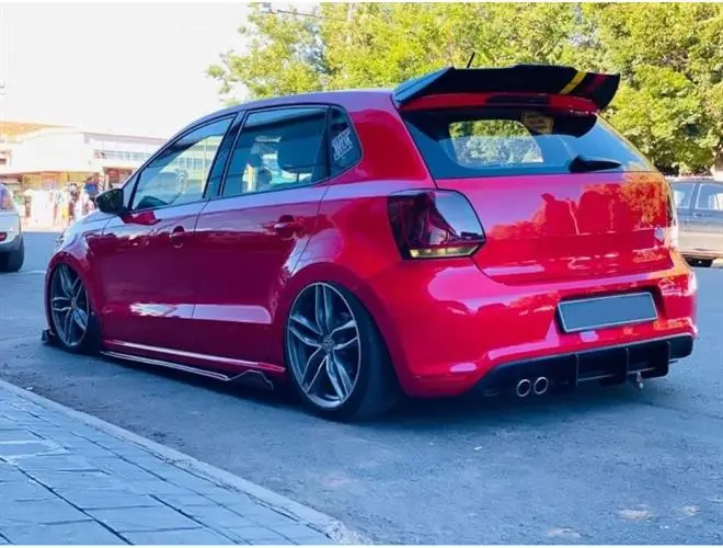 Polo 6C (2014-2017) Batman Spoiler Parlak Siyah