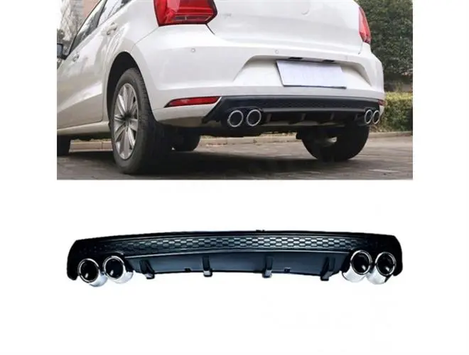 Polo 6C (2014-2017) Difüzör Egzoz Mat Siyah 