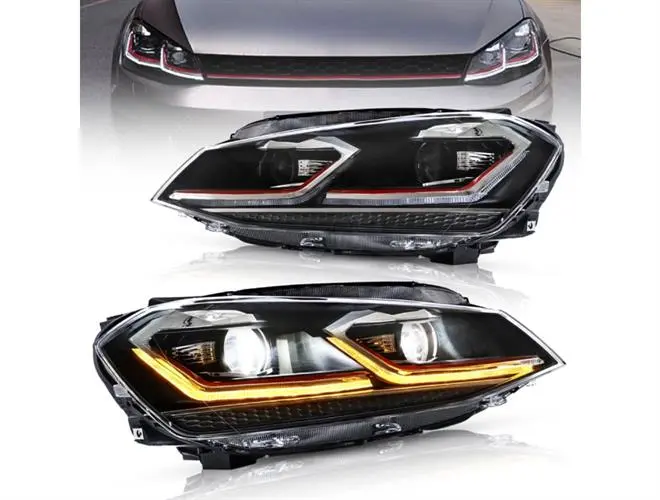 Golf 7.5 GTI Kırmızı J Led Far