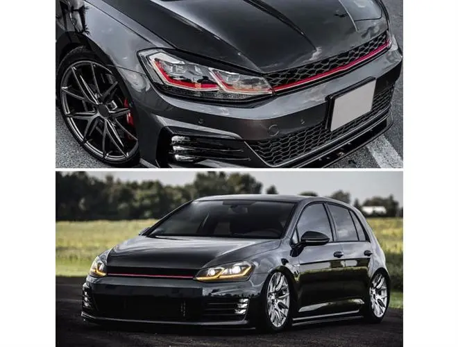 Golf 7.5 GTI Kırmızı J Led Far