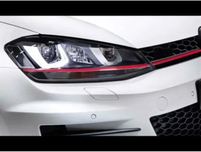 Golf 7 GTI Kırmızı U Led Far