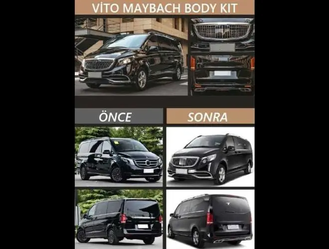 Vito W447 (2014-Sonrası) Maybach Kaputsuz Body Kit