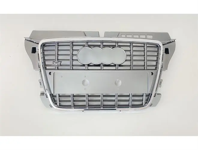 Audi A3 (2009-2012) S3 Gri Panjur Krom Çerçeve