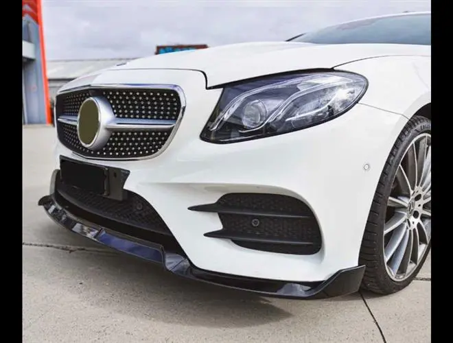E Serisi W213 (2016-2020) Brabus 3 Parça Ön Lip Parlak Siyah
