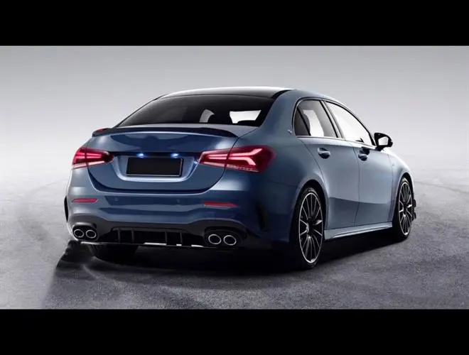 A Serisi W177 (2019-Sonrası) Sedan Difüzör ve Silver Egzoz Seti