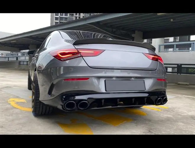 CLA W118 (2019-Sonrası) CLA45 Difüzör ve Siyah Egzoz Seti