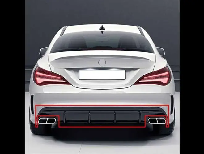CLA W117 (2013-2016) CLA45 Difüzör ve Silver Egzoz Seti
