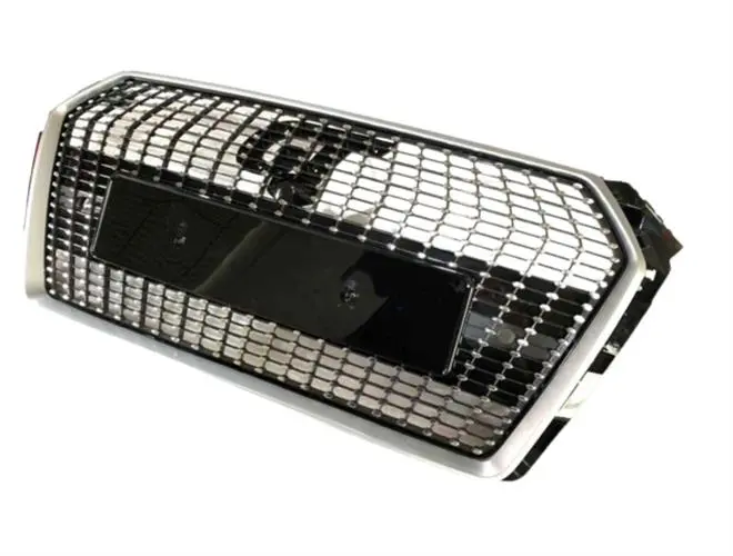 Audi A4 (2016-2019) Diamond Gri Çerçeve Panjur