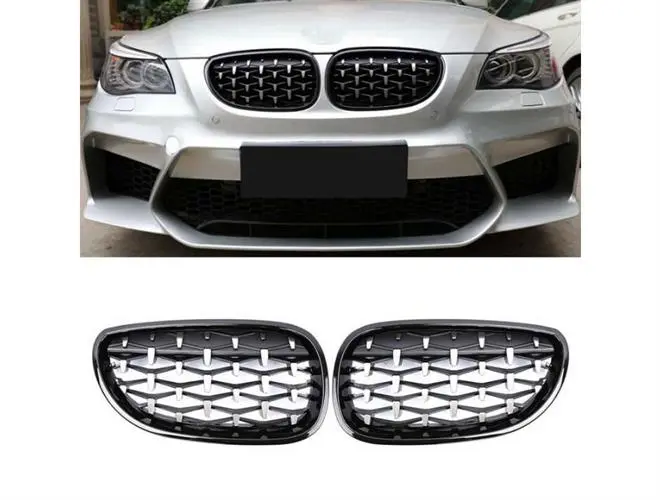 E60 Parlak Siyah Diamond Panjur