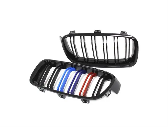F30 Çift Çizgi M3 Panjur - Parlak Siyah (M Renk)
