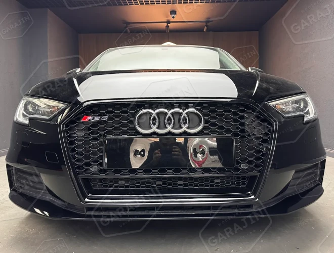 Audi A3 Makyajlı (2016-2020) RS3 Siyah Panjur