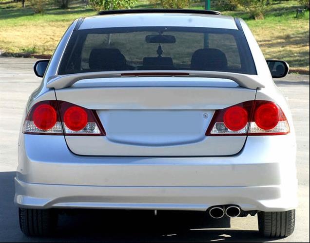 Civic FD6 Makyajlı Boyasız ışıklı Spoiler