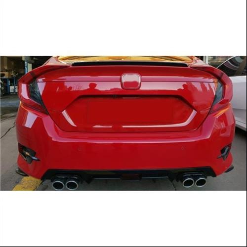 Civic FC5 Parlak Siyah 4 Egzoz Difüzör