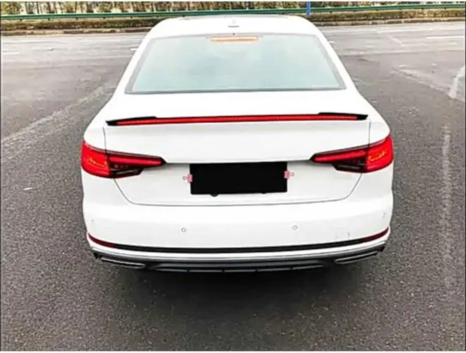 Audi A4 (2016-2019) Led Spoiler Piano Black