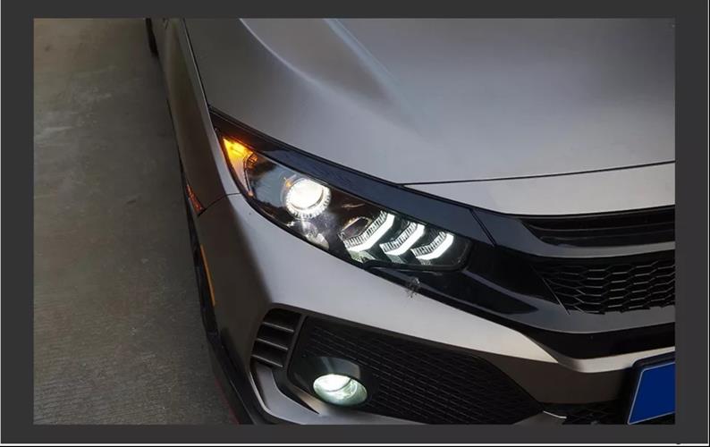Civic FC5 Mustang Dizayn Animasayonlu Led Far Takımı