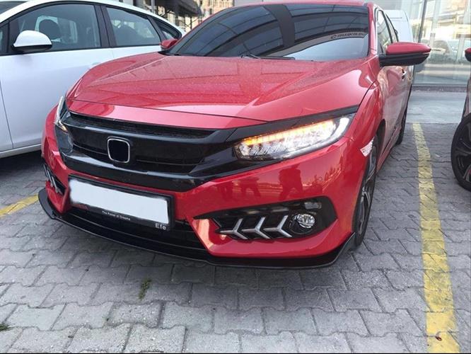 Civic FC5 B Dizayn Tek Parça ön Lip