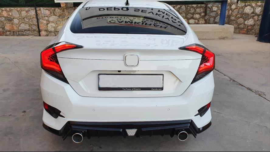 Civic FC5 Transparan Omurga Led Stop